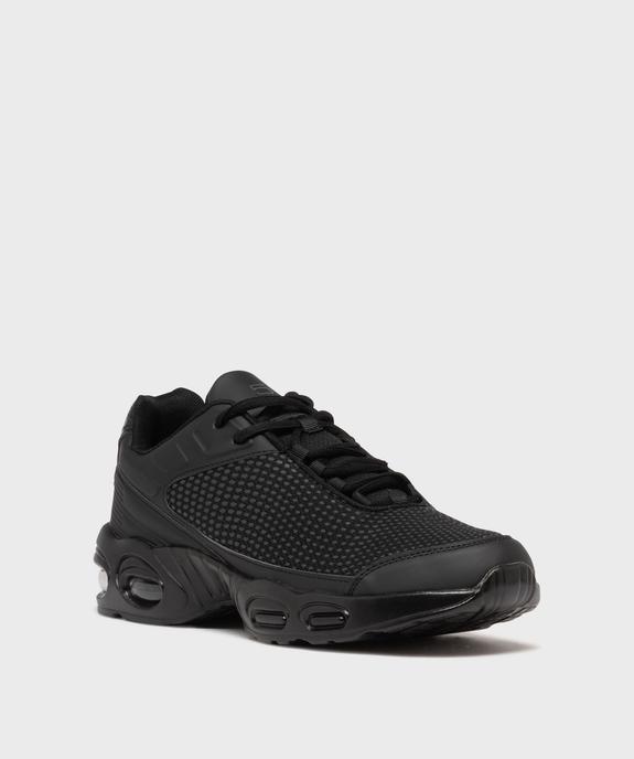 Baskets running en mesh renforcé avec semelle à bulle d'air homme  vue3 - 5 MILES - GEMO