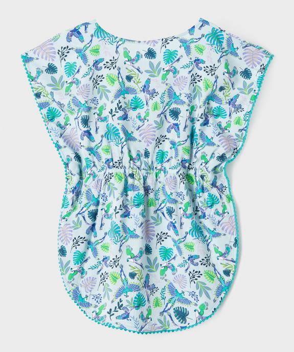 Robe de plage à motifs exotiques fille vue5 - GEMO 4G FILLE - GEMO