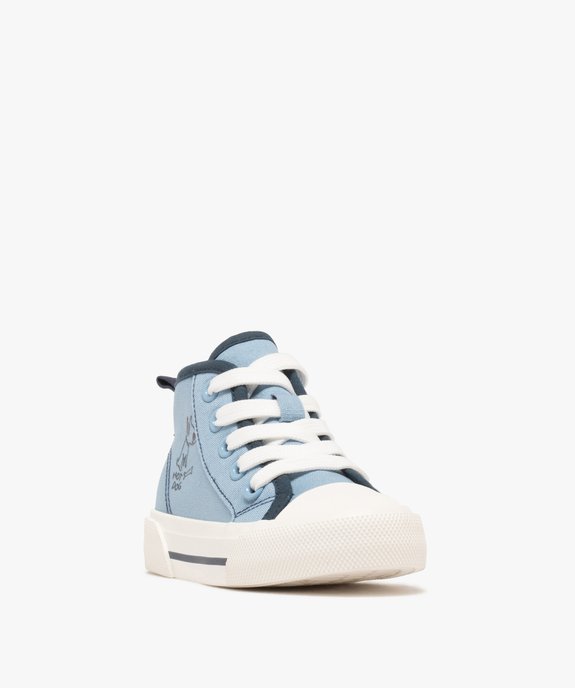 Tennis montantes à zip garçon vue3 - BUGGY GEMO FOR GOOD - GEMO