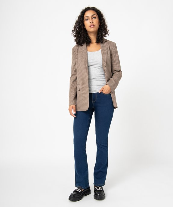 Jean femme coupe Bootcut taille normale vue5 - GEMO 4G FEMME - GEMO