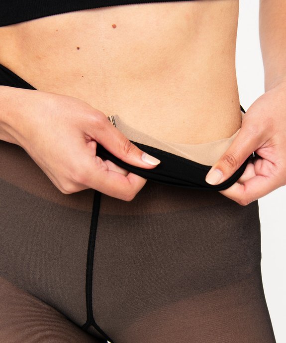 Collant chaud et transparent femme - Thermo Dim vue3 - DIM - GEMO
