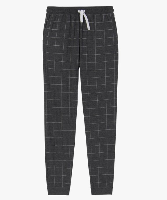 Pantalon de pyjama en jersey à taille élastique homme vue7 - GEMO(HOMWR HOM) - GEMO