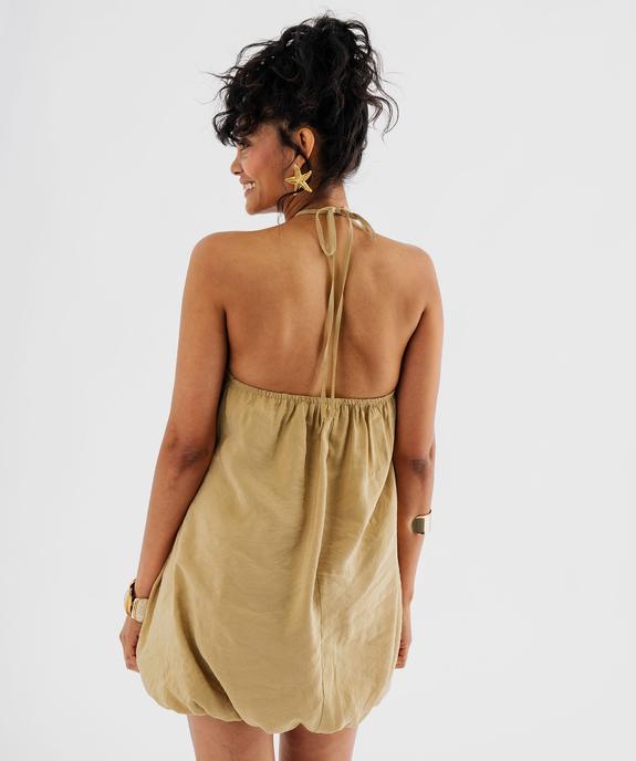 Robe court dos-nu coupe boule femme vue4 - GEMO(FEMME PAP) - GEMO