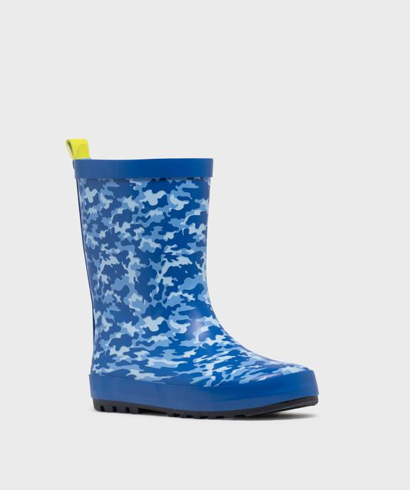 Bottes de pluie imprimé camo garçon - Buggy Shoes vue3 - BUGGY - GEMO
