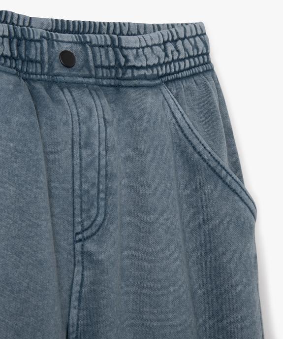 Pantalon jogpant en molleton garçon vue2 - GEMO (ENFANT) - GEMO