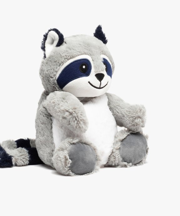 Bouillotte peluche raton laveur à chauffer au micro-ondes vue2 - GEMO (ACCESS) - GEMO