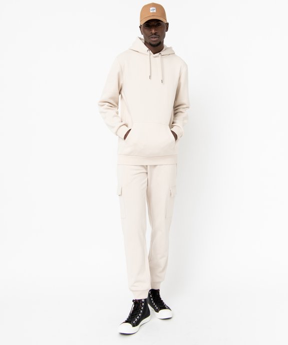 Sweat à capuche intérieur molletonné homme vue6 - GEMO 4G HOMME - GEMO