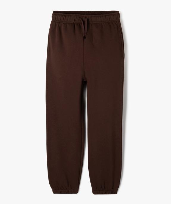 Pantalon de jogging molletonné garçon vue1 - GEMO (JUNIOR) - GEMO