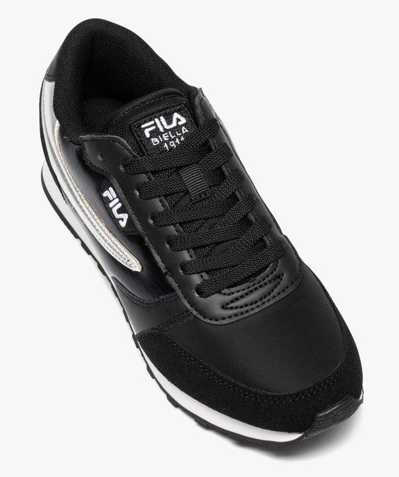 Baskets femme à lacets avec empiècement brillant- Fila Orbit Low vue5 - FILA - GEMO