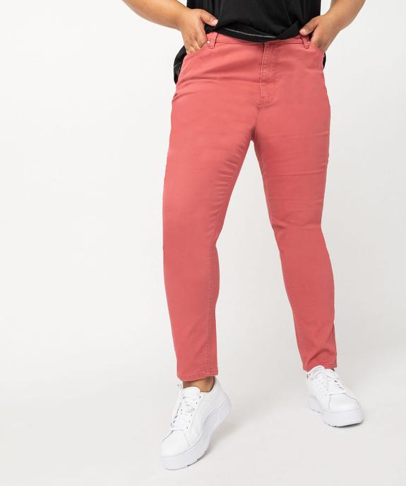 Pantalon coupe Regular taille ajustable femme grande taille vue1 - GEMO (G TAILLE) - GEMO