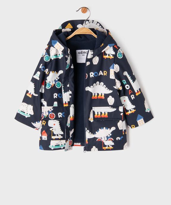 Imperméable à capuche et doublure polaire bébé  vue4 - GEMO(BEBE DEBT) - GEMO