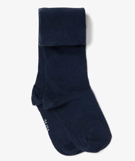 Collant uni bébé fille vue1 - GEMO 4G BEBE - GEMO