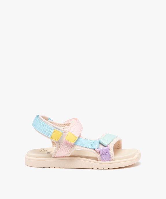 Sandales fille avec brides scratch en mesh  vue1 - LOVELY WINGS - GEMO