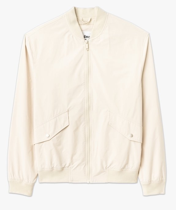 Blouson bomber zippé léger homme vue4 - GEMO (HOMME) - GEMO