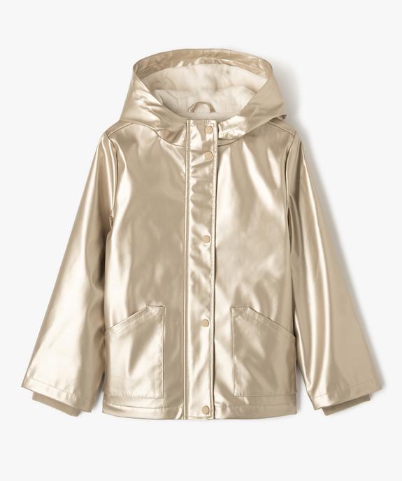 Imperméable à capuche et doublure peluche fille vue2 - GEMO (ENFANT) - GEMO
