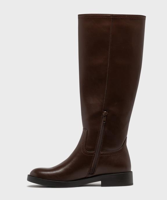 Bottes cavalières à petite boucle décorative femme - Follow Me vue3 - FOLLOW ME - GEMO