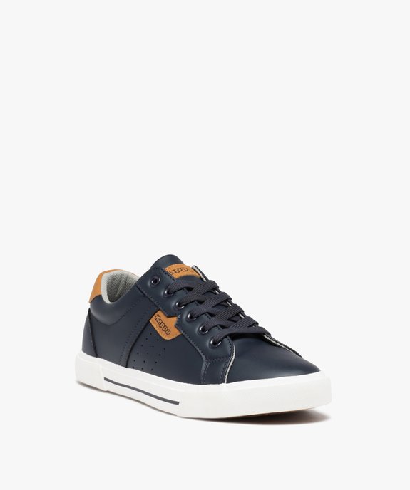 Baskets homme unies à semelle contrastée – Kappa Aris vue2 - KAPPA - GEMO