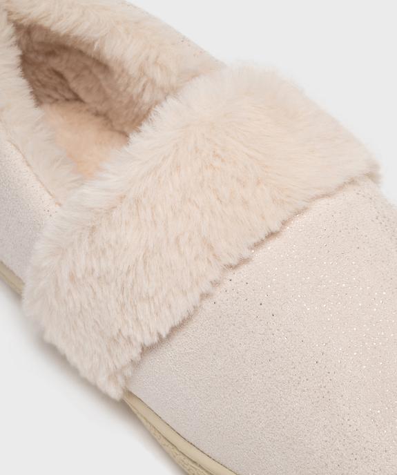 Chaussons à paillettes avec doublure chaude femme vue6 - GEMO 4G FEMME - GEMO