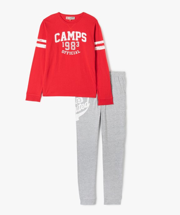 Pyjama garçon esprit sportswear - Camps United vue1 - CAMPS UNITED - GEMO