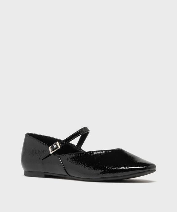 Ballerines vernies avec bride sur le dessus femme - Follow Me vue3 - FOLLOW ME - GEMO