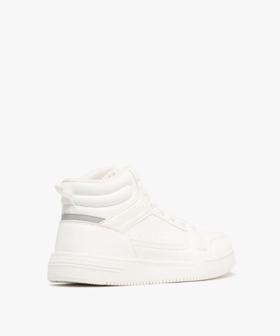 Baskets homme mid-cut à lacets style casual vue5 - 5 MILES - GEMO