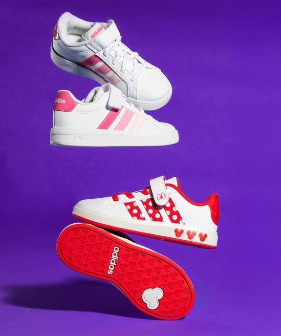 Baskets Grand Court Minnie Mouse fille - Adidas X Disney vue7 - ADIDAS - GEMO