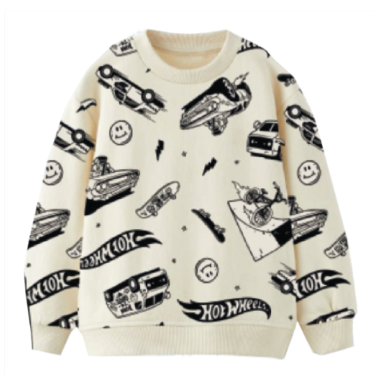 Sweat imprimé véhicules et skate garçon - Hot Wheels vue1 - HOT WHEELS - GEMO