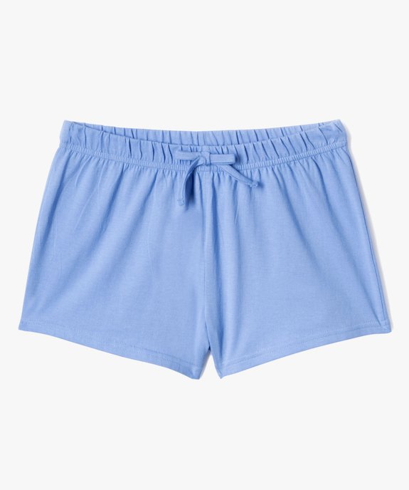 Pyjashort bicolore avec motif Stitch fille - Disney vue3 - LILO & STITCH - GEMO