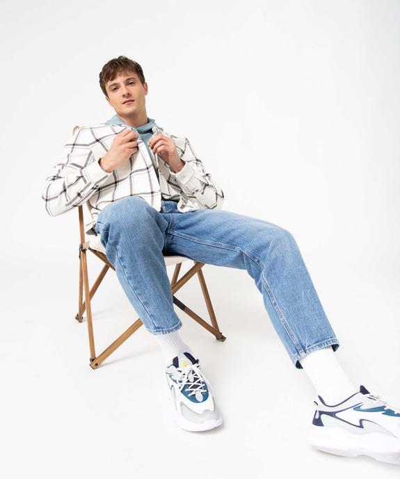 Sur-chemise homme à carreaux vue1 - GEMO (HOMME) - GEMO