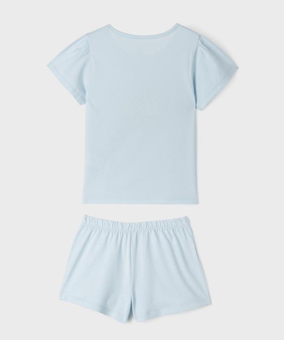 Pyjashort avec motifs fruits fille vue3 - GEMO 4G FILLE - GEMO