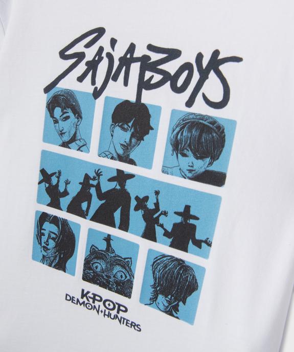 Tee-shirt manches courtes motif Saja Boys garçon - K-Pop Demon Hunters vue2 - KPOP DEMON HUNTERS - GEMO