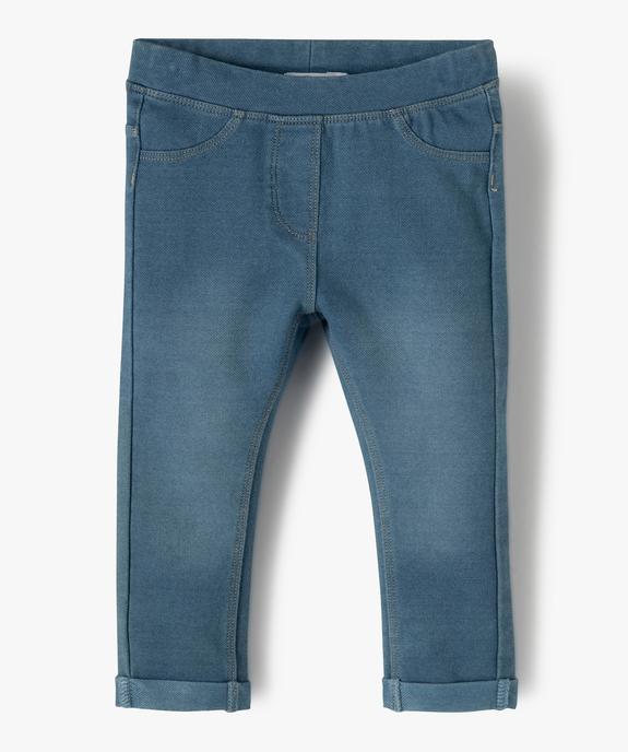 Jegging à taille réglable bébé fille vue1 - GEMO(BEBE DEBT) - GEMO