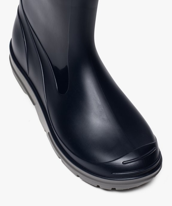 Bottes de pluie garçon à semelle crantée contrastée vue5 - 5 MILES - GEMO