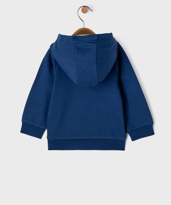 Sweat à capuche facile à enfiler bébé garçon vue6 - GEMO 4G BEBE - GEMO