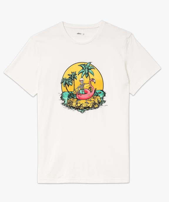 Tee-shirt manches courtes imprimé homme vue4 - GEMO (HOMME) - GEMO