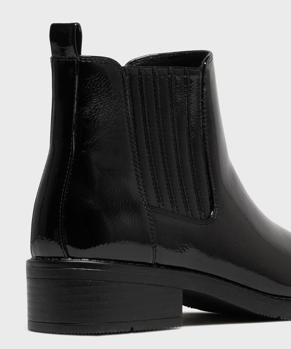 Boots Chelsea vernis femme - Valentina Baldano vue7 - VALENTINA BALDA - GEMO