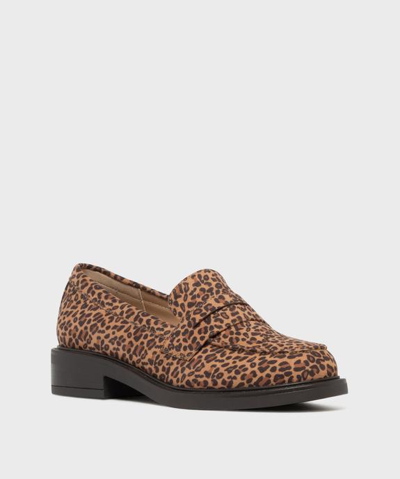Mocassins imprimé léopard femme - Follow Me vue2 - FOLLOW ME - GEMO