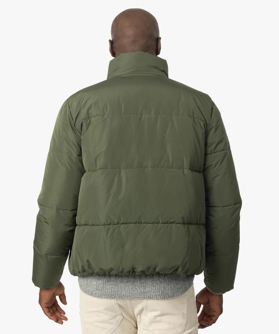 Blouson matelassé homme avec col montant vue3 - GEMO (HOMME) - GEMO