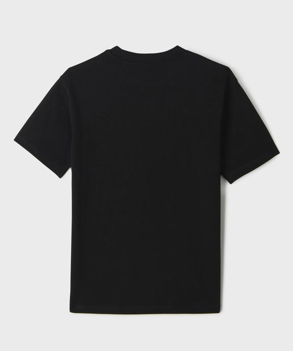 Tee-shirt uni à col rond garçon vue3 - GEMO (JUNIOR) - GEMO