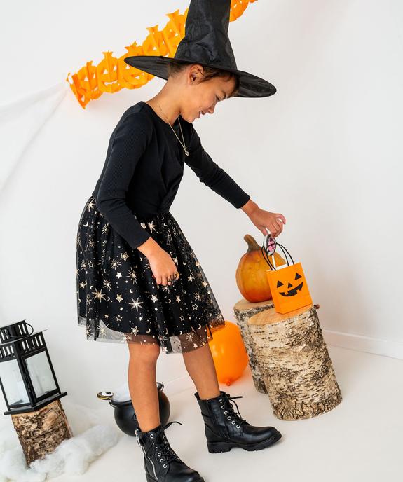 Robe avec jupe en tulle à motifs étoiles fille vue5 - GEMO (ENFANT) - GEMO