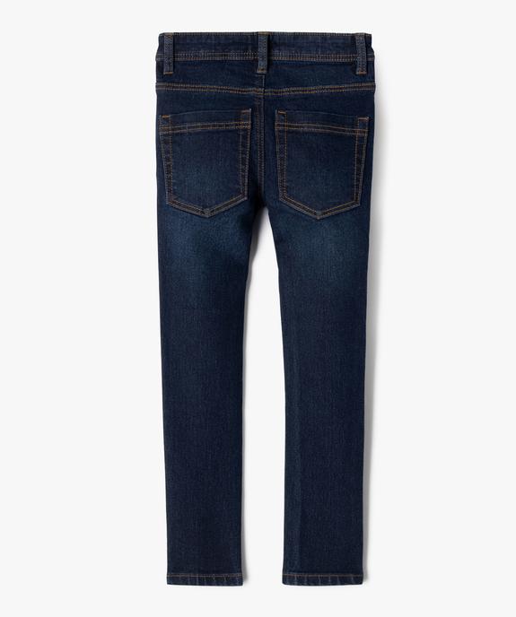  Jean skinny en coton stretch garçon vue4 - GEMO 4G GARCON - GEMO