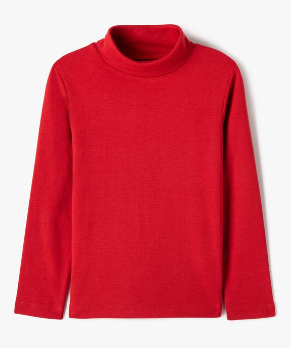 Tee-shirt col montant manches longues garçon vue1 - GEMO 4G GARCON - GEMO