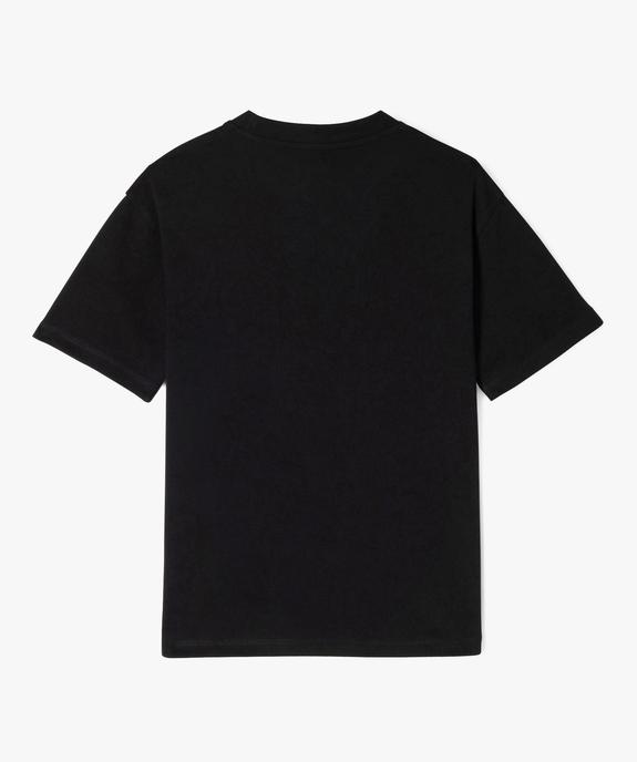 Tee-shirt uni à poche garçon vue3 - GEMO (JUNIOR) - GEMO