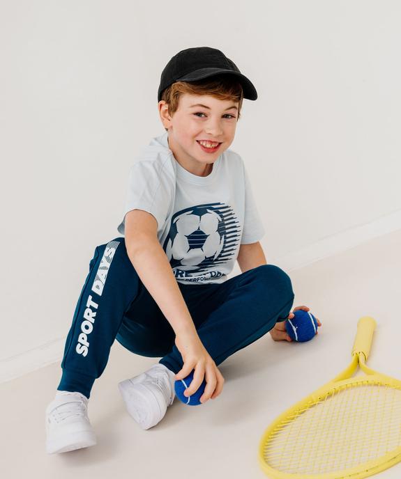 Jogging à bandes contrastantes garçon vue2 - GEMO (ENFANT) - GEMO