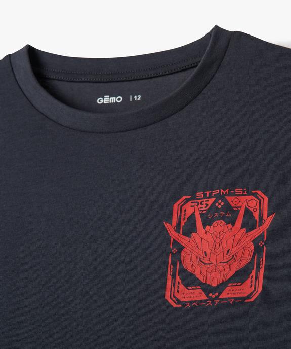 Tee-shirt imprimé manches courtes garçon vue2 - GEMO 4G GARCON - GEMO