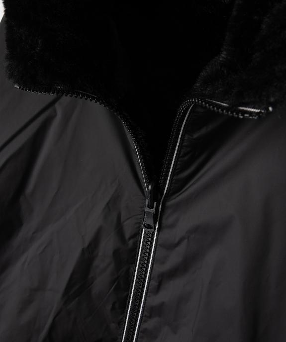 Parka fourrée à capuche réversible fille vue4 - GEMO (JUNIOR) - GEMO