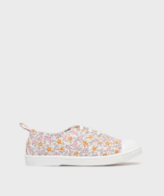 Tennis en toile à motifs fleuris fille - Lovely Wings vue1 - LOVELY WINGS GEMO FOR GOOD - GEMO