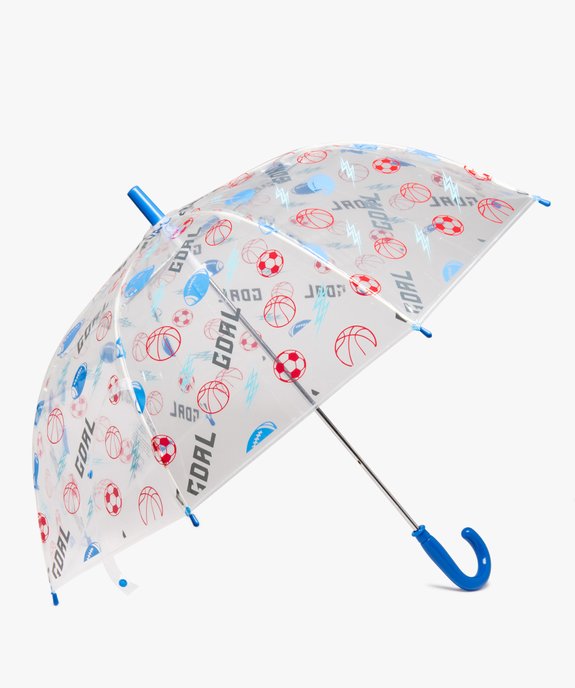 Parapluie enfant transparent imprimé ballons vue1 - GEMO (ACCESS) - GEMO