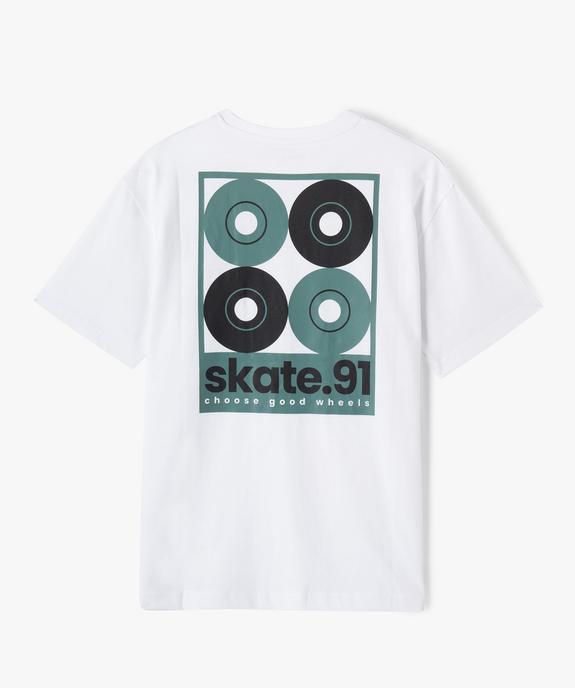 Tee-shirt imprimé manches courtes garçon vue5 - GEMO 4G GARCON - GEMO