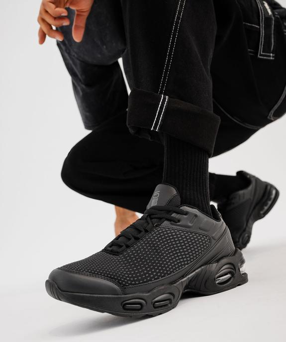 Baskets running en mesh renforcé avec semelle à bulle d'air homme  vue8 - 5 MILES - GEMO